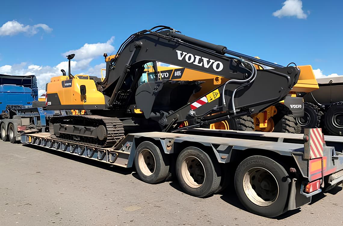 Перевозка гусеничной техники тралом