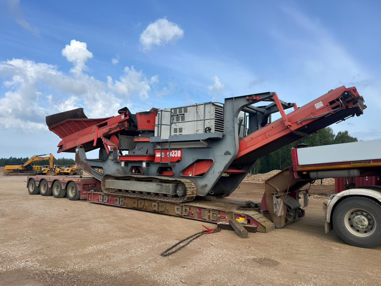 Перевозка грохота тралом